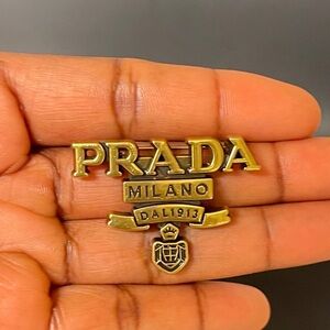 Designer Gold-Tone Brooch